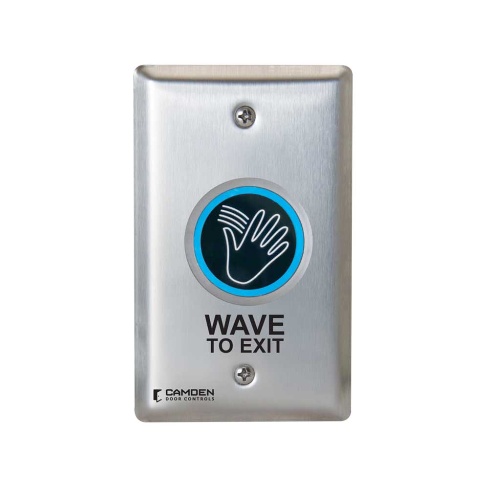 Camden - CM-242 - ValueWave+ Microwave Hands-Free Touchless Switch - Blue/Green LED