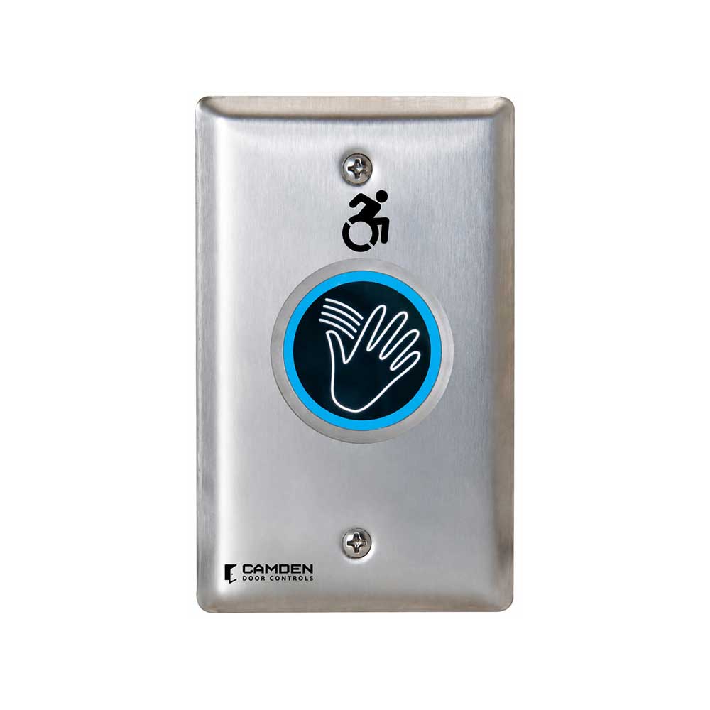 Camden - CM-242 - ValueWave+ Microwave Hands-Free Touchless Switch - Blue/Green LED