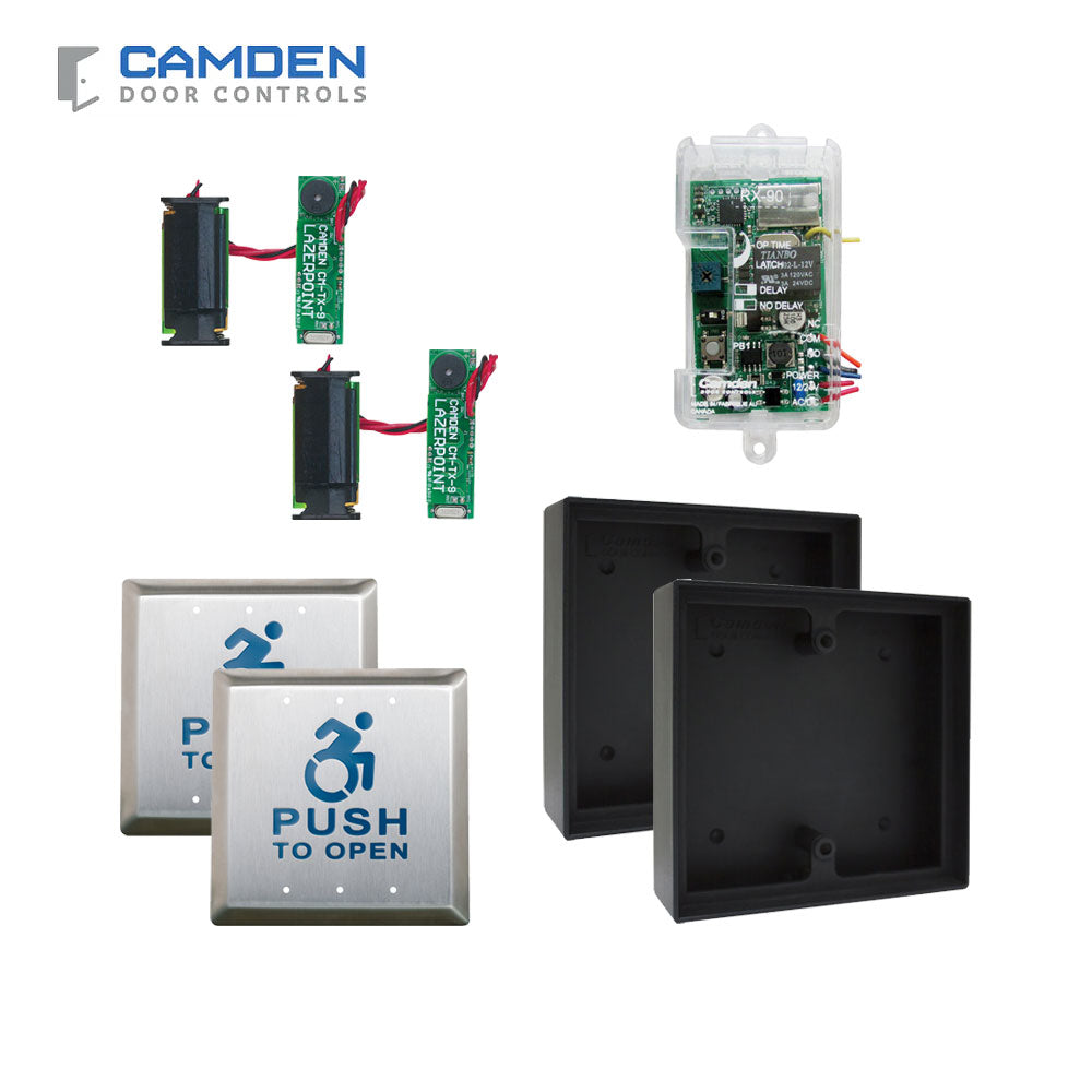 Camden RFL454-LPA Lazerpoint RF 915Mhz Wireless Switch Kit Includes CM-45/4, CM-43LP, CM-TX-9, CM-RX90 Advanced Receiver