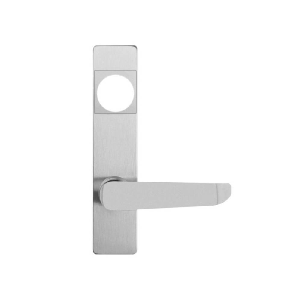 Detex - 08BN-689 - BN Lever Trim with Cylinder Hole - for Value Series Devices - Aluminum Painted