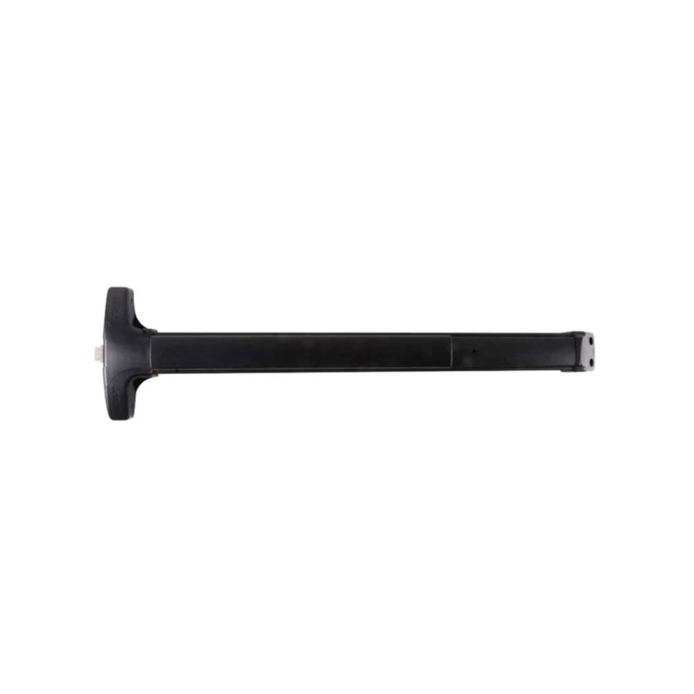 Detex - V40-EXXW-LD-BLK-711-99-48 - Value Series Wide Stile Rim Exit Device - Less Dogging - 48 - Satin Black Anodized Aluminum