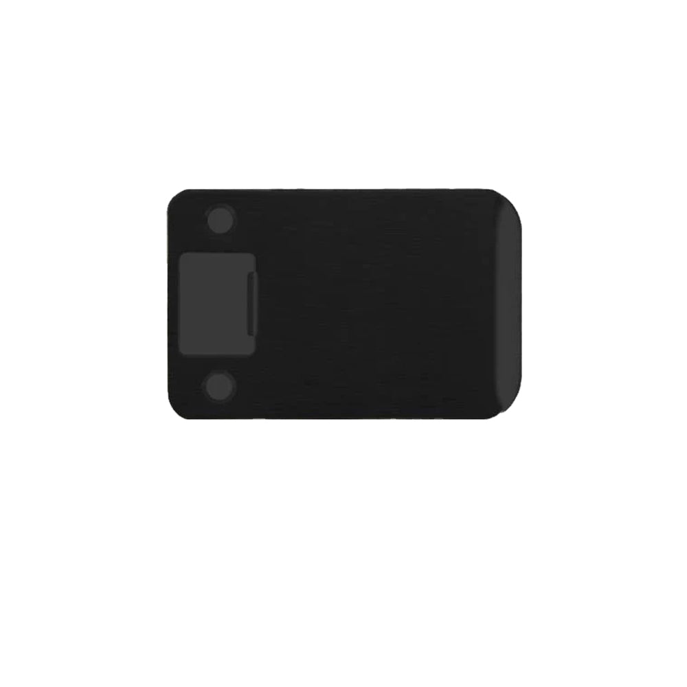 Don-Jo - 9103-622 - Extended Lip Strike 3 Width and 2-1/4 Height - 622 (Flat Black Coated)