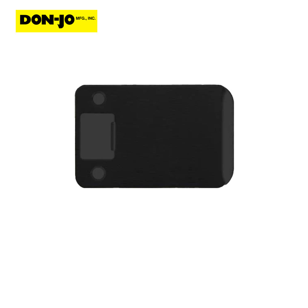 Don-Jo - 9125-622 - Extended Lip Strike with 2-1/4 Height and 2-1/2 Width - 622 (Flat Black Coated)