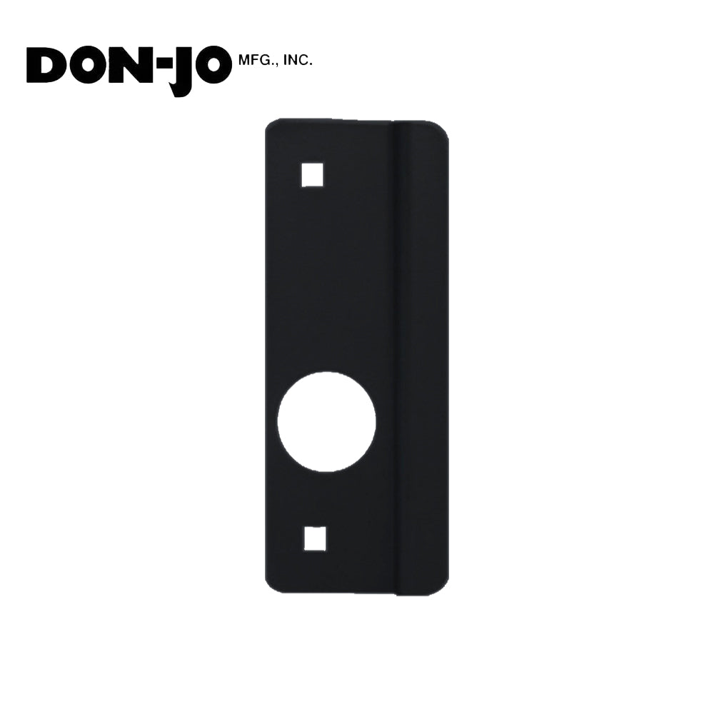 Don-Jo - GLP-307-622-LHR - Latch Protector for Aluminum Door - 622 (Flat Black Coated)