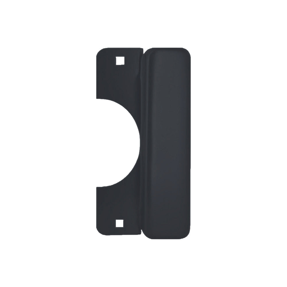 Don-Jo - LELP-208-622 - Latch Protector for Outswinging Doors - 622 (Flat Black Coated)