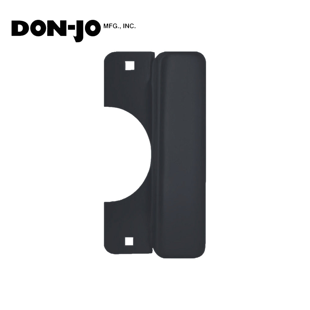 Don-Jo - LELP-208-622 - Latch Protector for Outswinging Doors - 622 (Flat Black Coated)