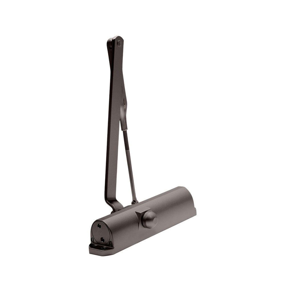 Dormakaba - 7304 - Surface Mount Closer with Round Arm and Spring Size 4 - Tri Mount - Grade 1 - Dark Bronze Painted
