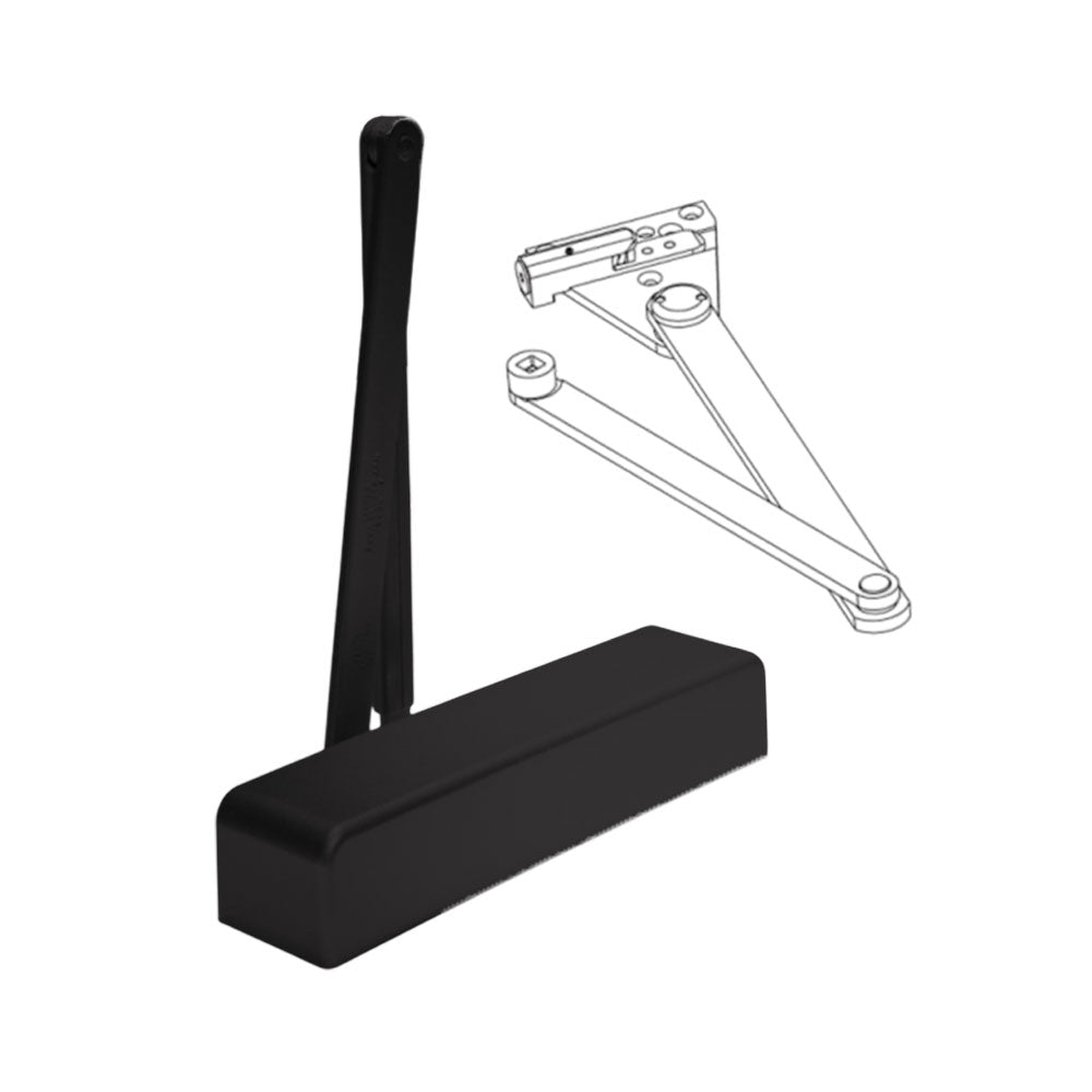 Dormakaba - 8916 - Heavy-Duty Surface Closer with Full Plastic Cover - Grade 1