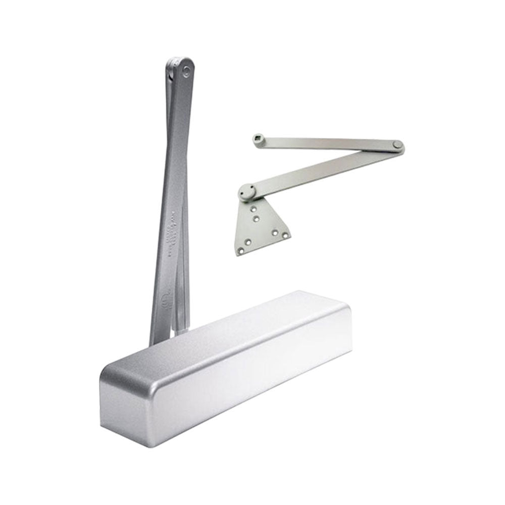 Dormakaba - 8916 - Surface Closer with Super Parallel Arm and Full Plastic Cover - Grade 1 - Aluminum Painted