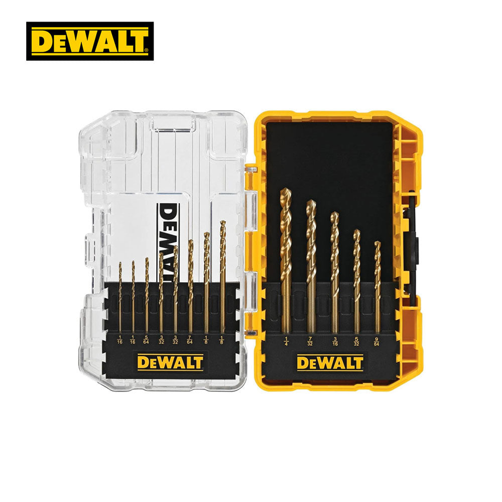 DEWALT - DW1363 - Titanium Nitride Coated Drill Bit Set (13 Pcs)