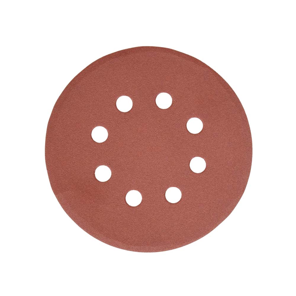 DEWALT - DW4306-X - Random Orbit Sandpaper 220 Grit 8 Hole Hook and Loop - 5" (10 Pack)