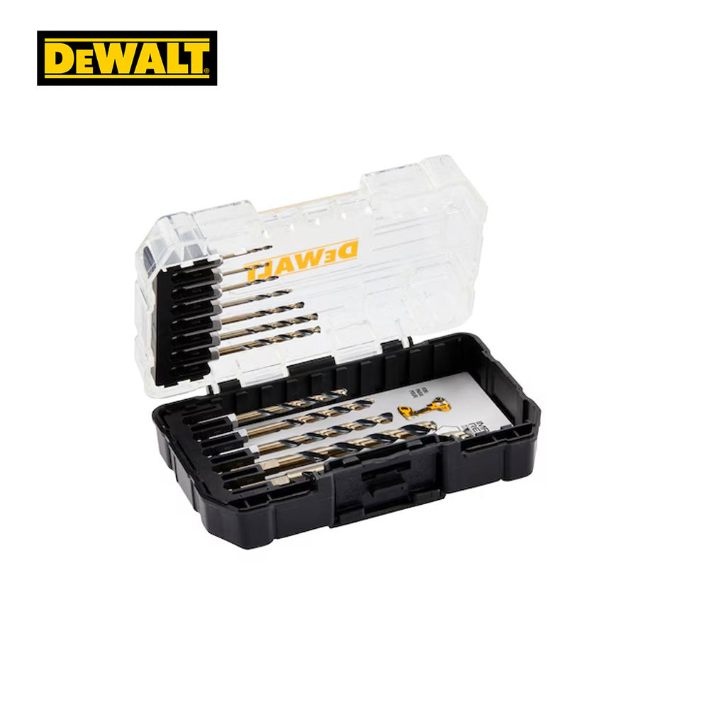 DEWALT - DWAH1182 - Impact Ready Metal Drill Bit Set Black and Gold (12 Pcs)