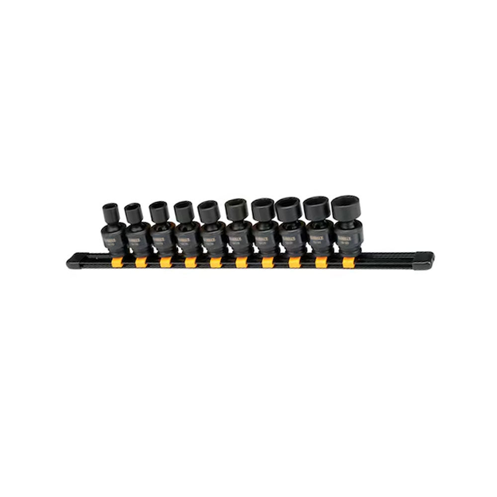 DEWALT - DWMT19226 - Metric Impact Universal Socket Set - 3/8" Drive (10 Pcs)