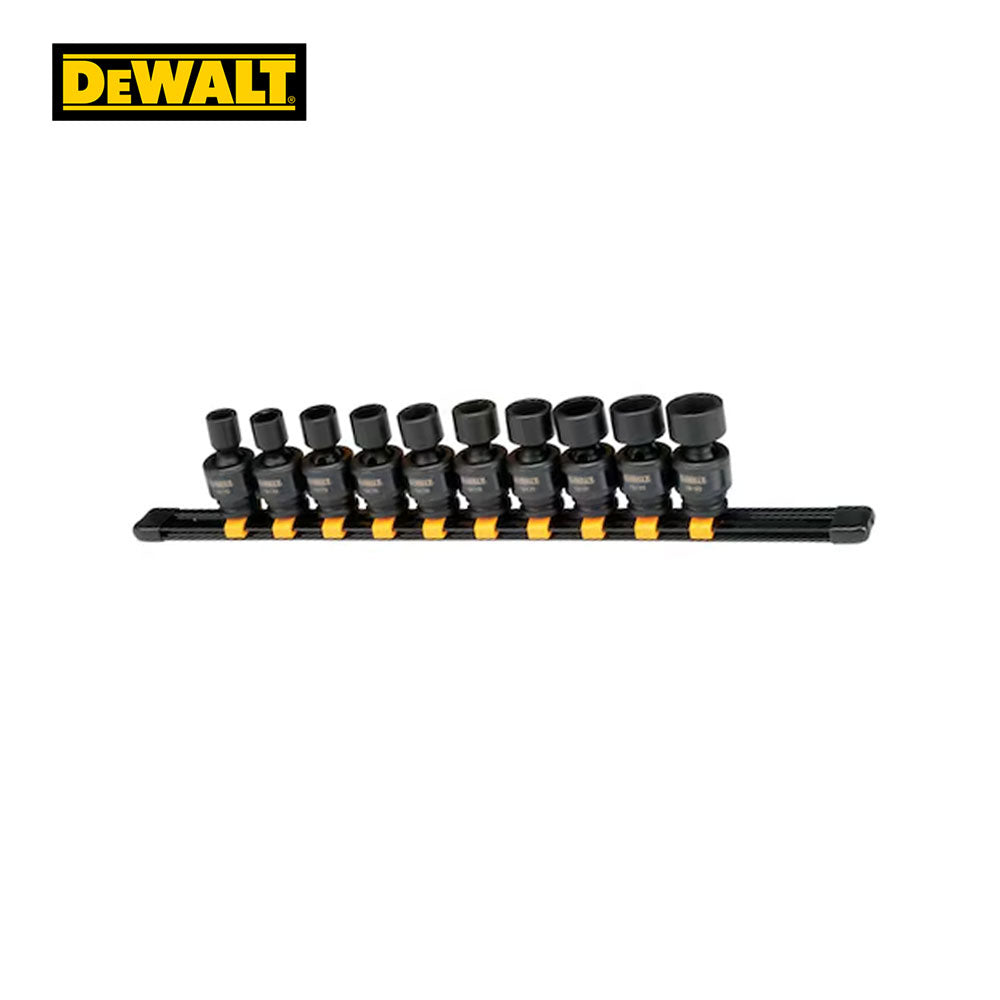 DEWALT - DWMT19226 - Metric Impact Universal Socket Set - 3/8" Drive (10 Pcs)