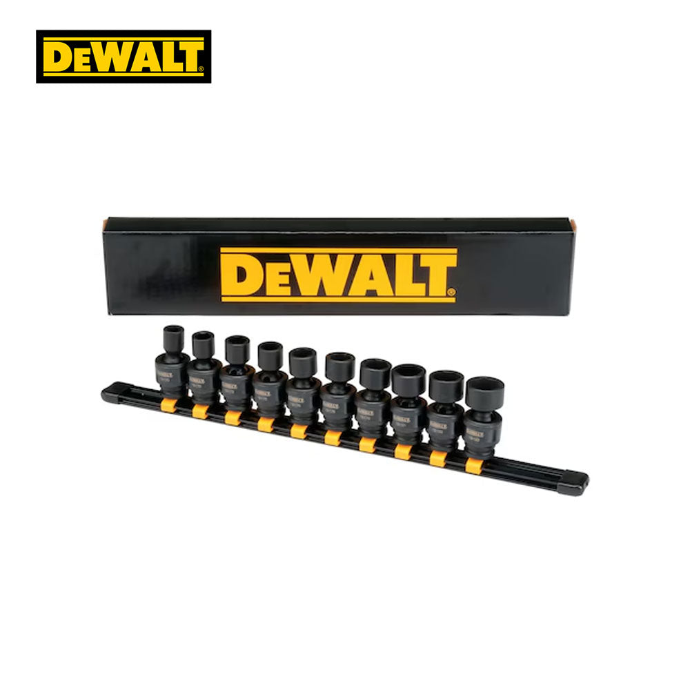 DEWALT - DWMT19226 - Metric Impact Universal Socket Set - 3/8" Drive (10 Pcs)