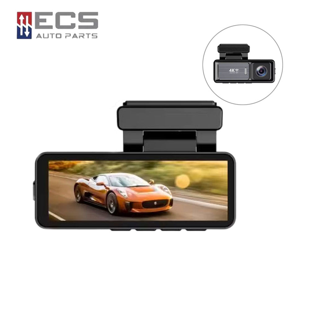ECS AUTO PARTS - A3 Pro - Car Dash Cam - 4K and 1080P Lens - Wifi Video Recorder