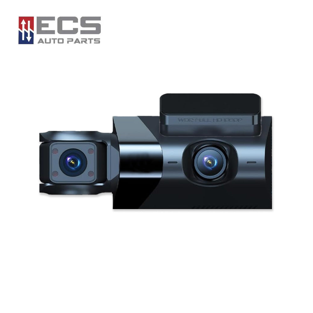 ECS AUTO PARTS - AK12 - Car Dash Cam - Dual Lens - Wifi Video Recorder