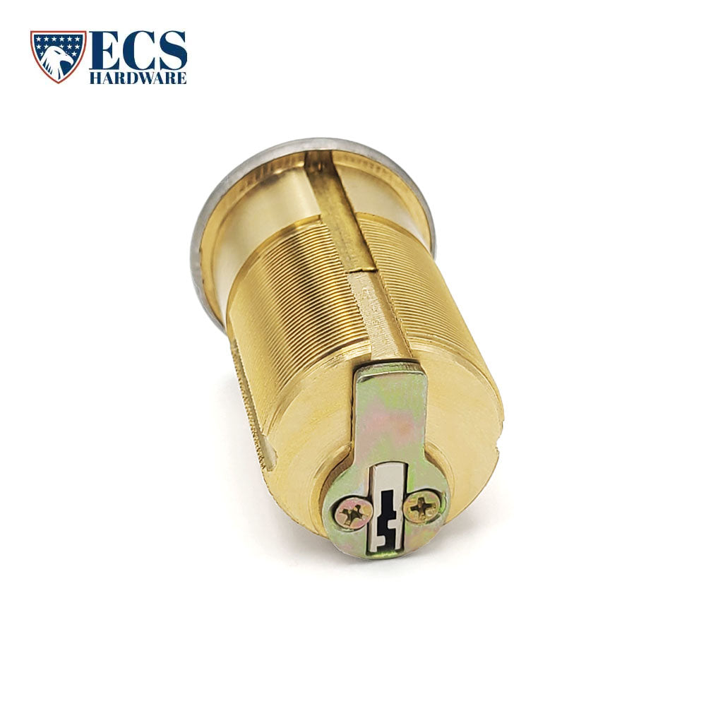 ECS HARDWARE - Durable Premium Mortise Cylinder - 2" 26D Satin Chrome KW1