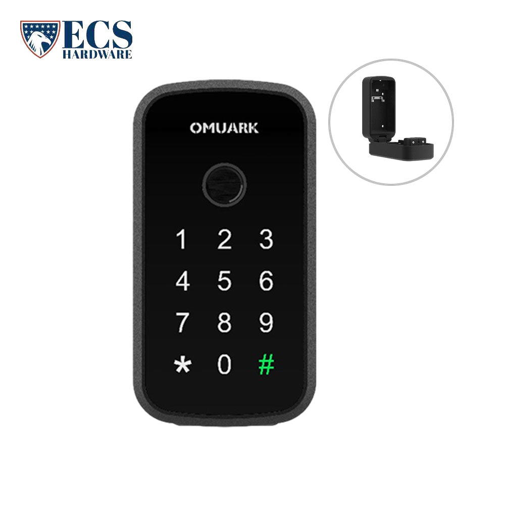 ECS HARDWARE - S2-F - Smart Realtor Key Box with Fingerprint Unlock Function