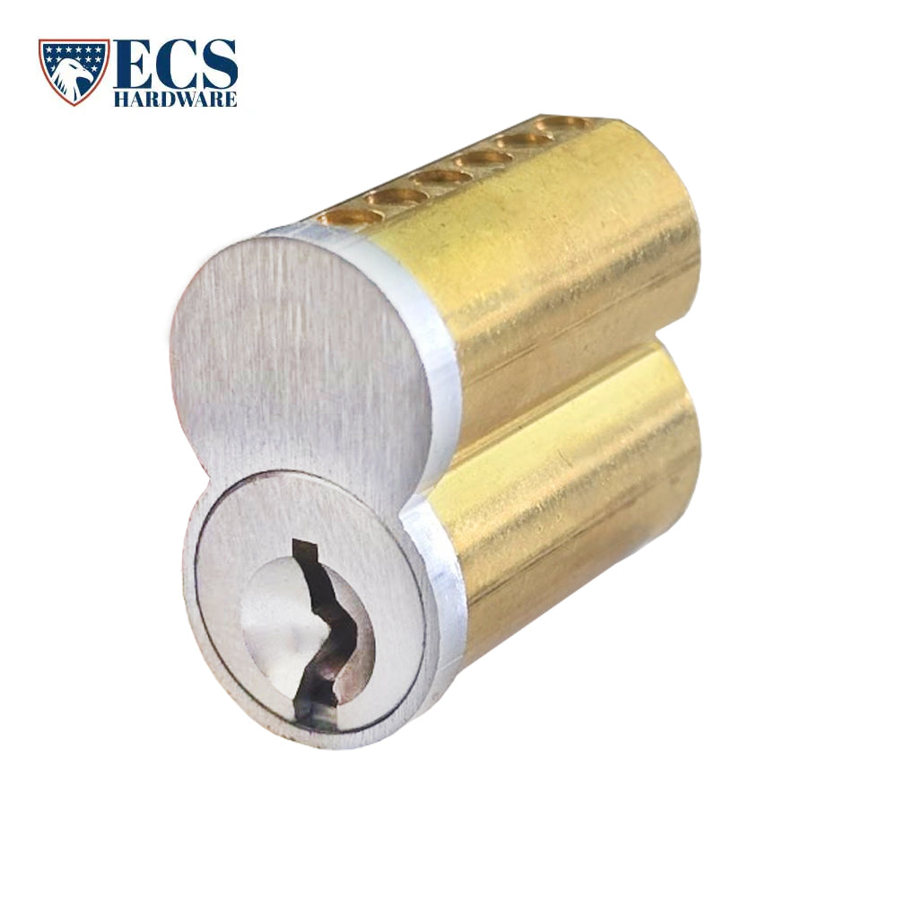 ECS HARDWARE - SFIC- Small Format 6-PIN - Best A keyway - US26D-Satin Chrome