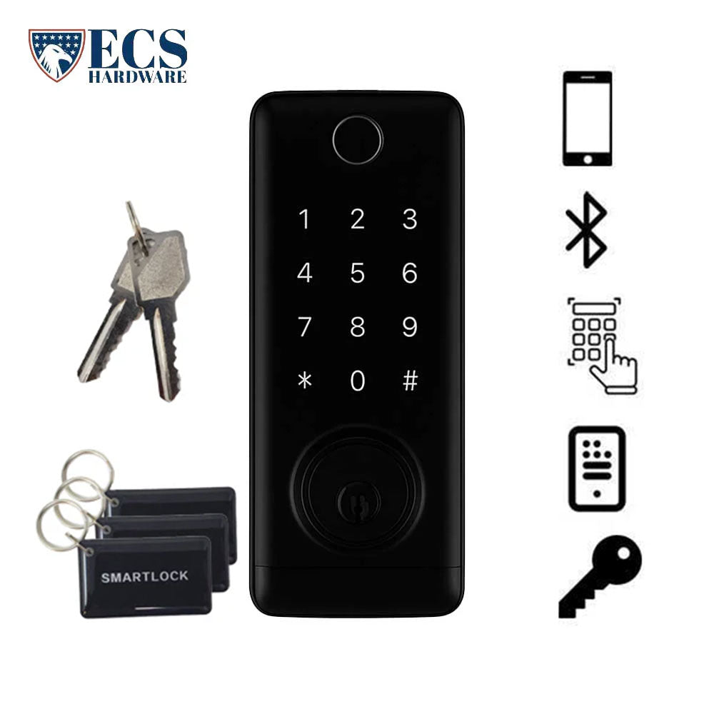 ECS HARDWARE - T1B-WIP55 - Premium Electronic Smart Lock with Fingerprint and WIFI Facilities
