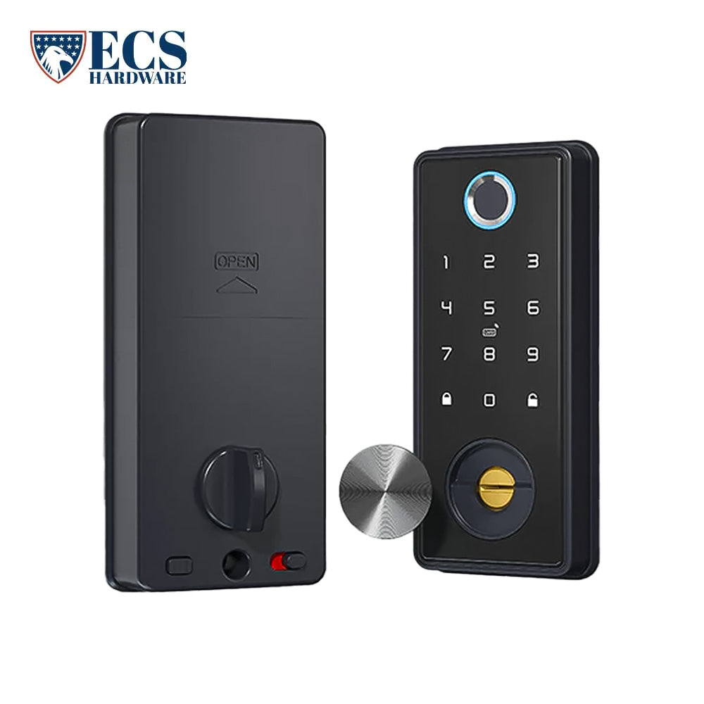 ECS HARDWARE - T1 Smart Door Lock with Fingerprint Reader and Thumbturn