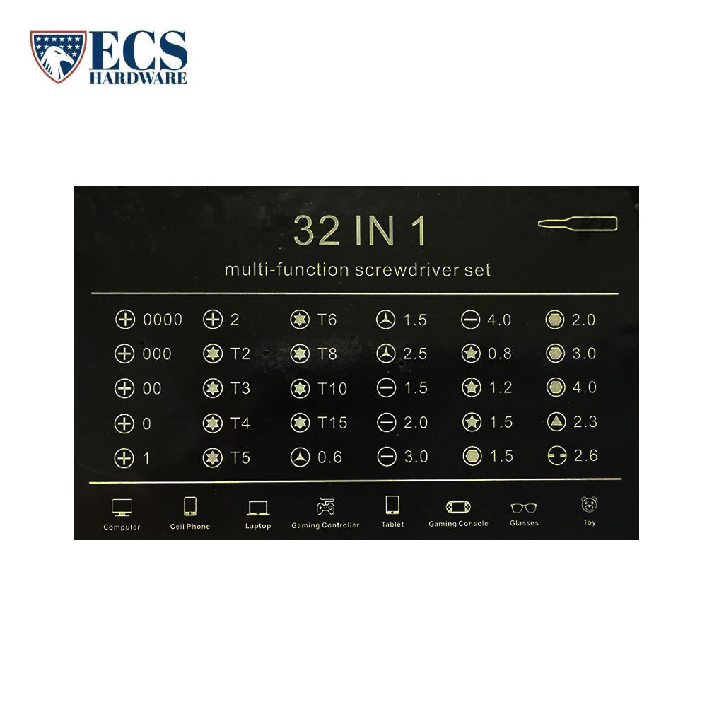 ECS TOOLS - MT-7389C - 35 in 1 Universal Magnetic Screwdriver Set