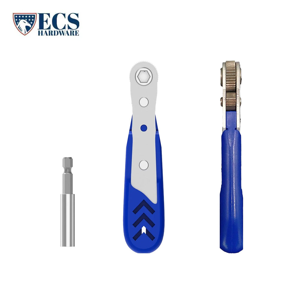 ECS TOOLS - MT-T7314 - 14 in 1 Blue Ratchet Wrench Set