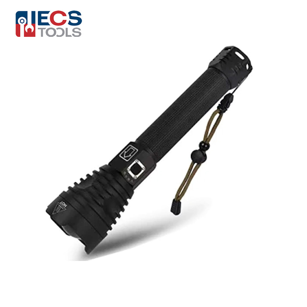 ECS TOOLS - RH-12087 - LED XHP90 Zoom Flashlight - Aluminum