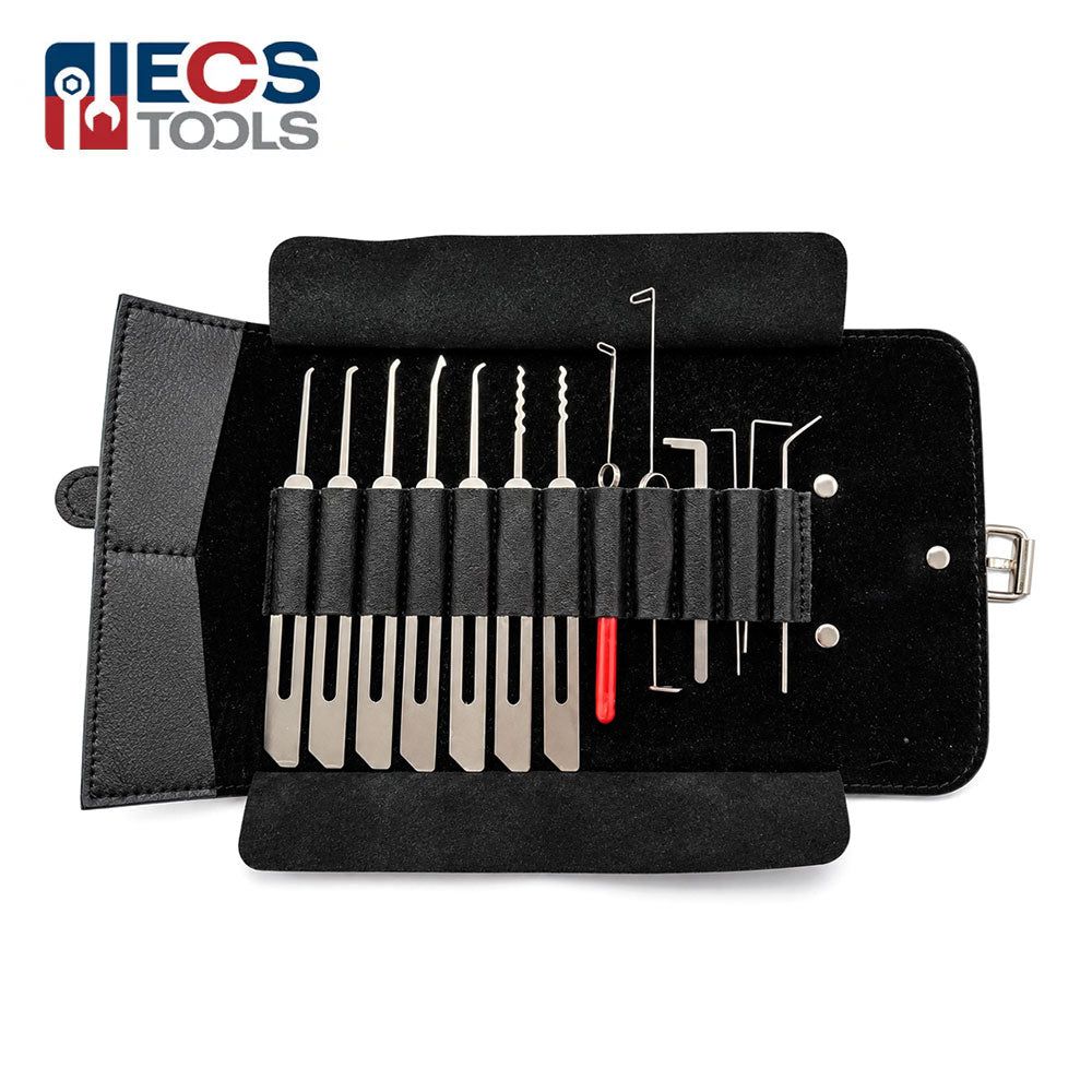 ECS TOOLS 13Pcs Single Hook Lock Pick Set