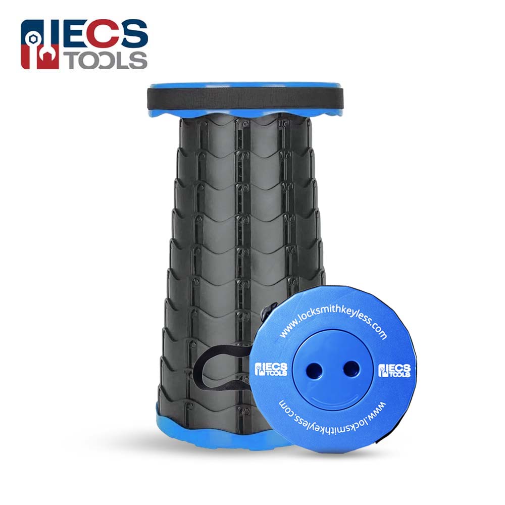 ECS TOOLS - Telescopic Stool - Portable and Collapsible Over 300lbs Capacity