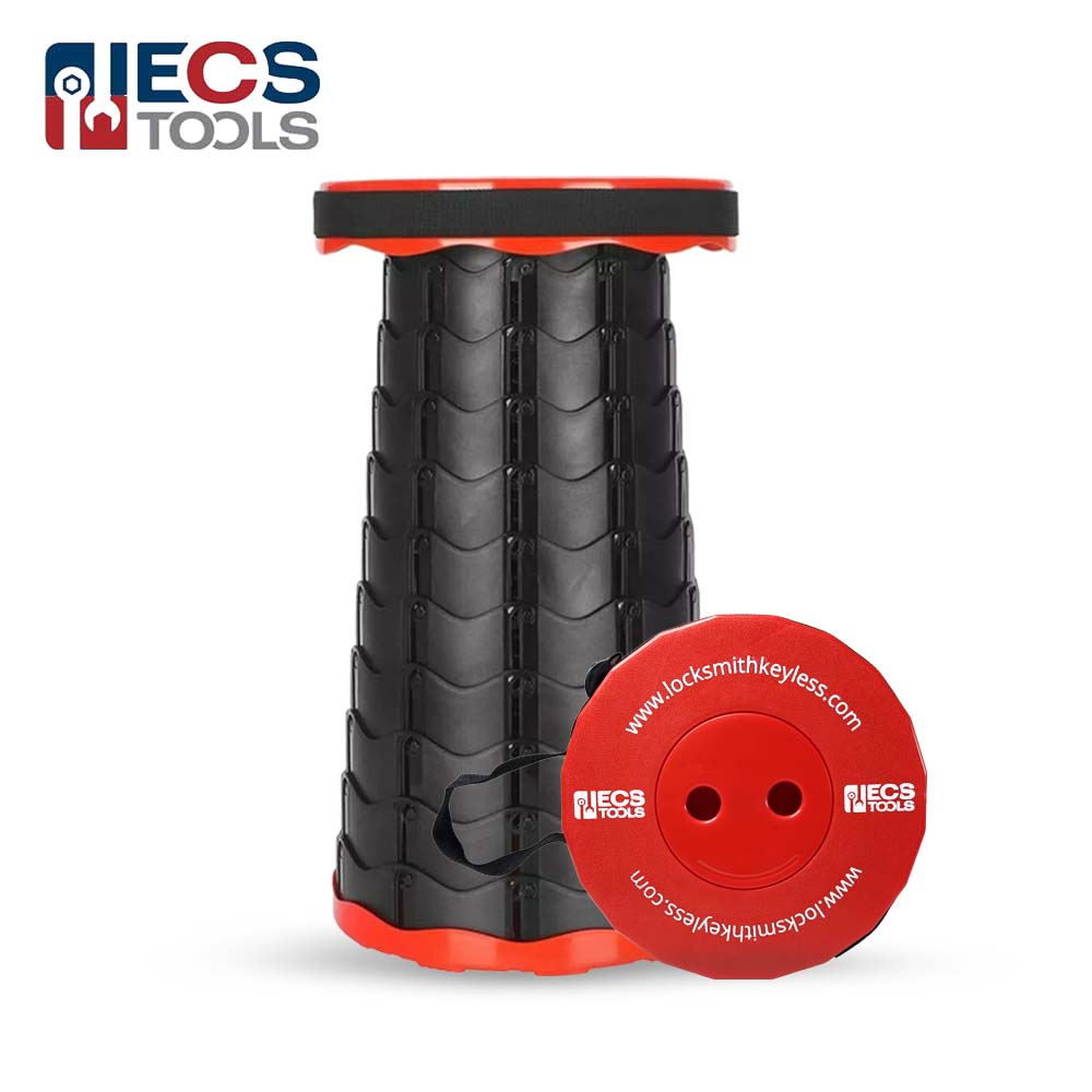 ECS TOOLS - Telescopic Stool - Portable and Collapsible Over 300lbs Capacity