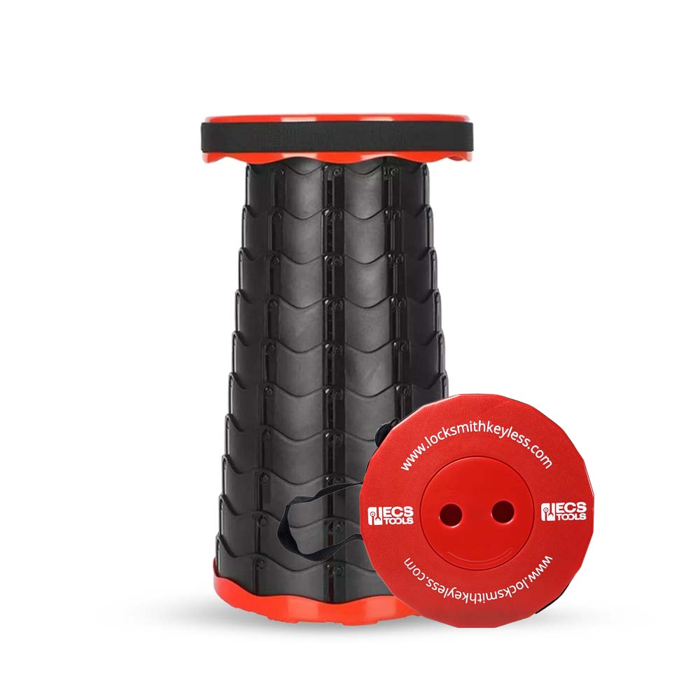 ECS TOOLS - Telescopic Stool - Portable and Collapsible Over 300lbs Capacity