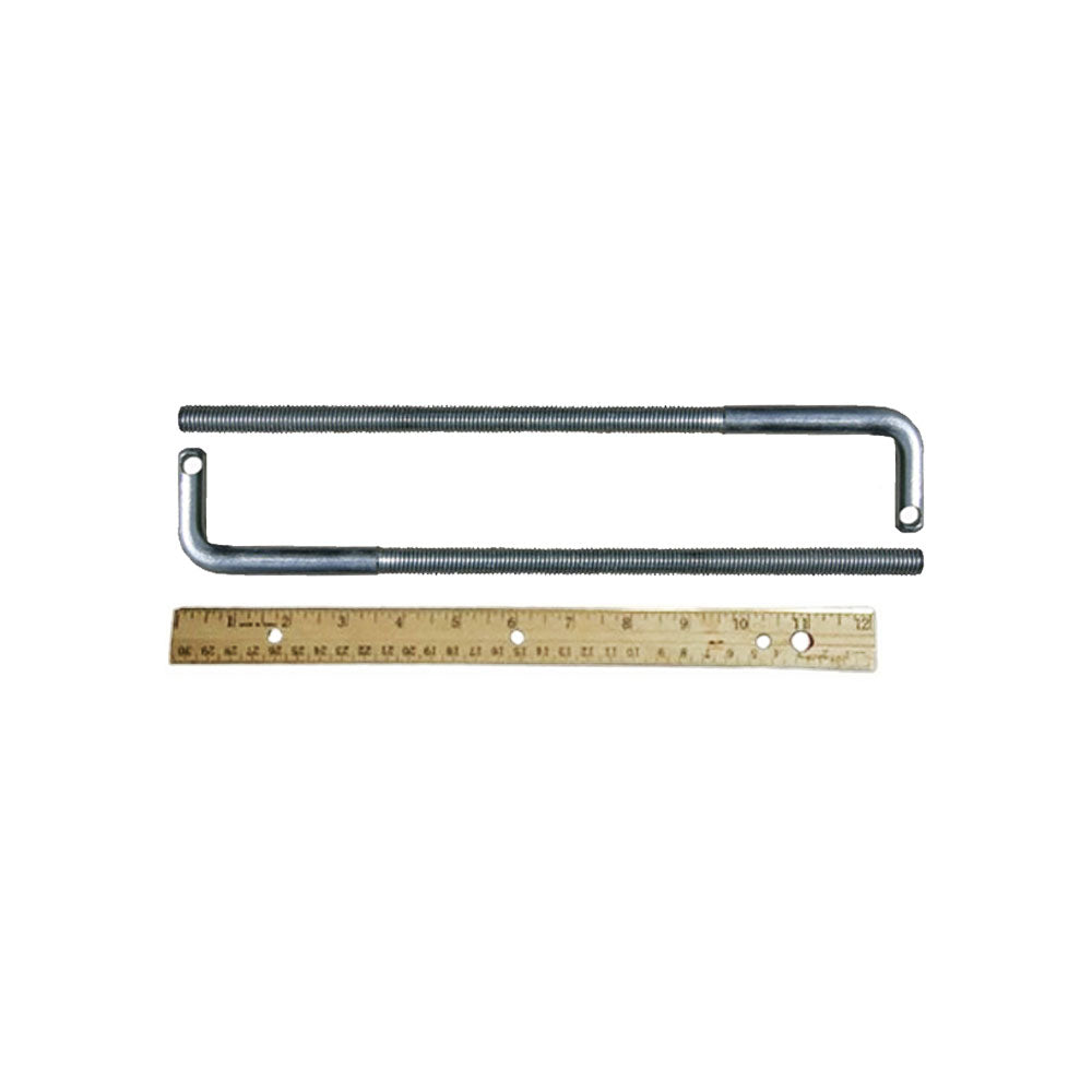 Exit Security Inc SB-P1-1015 Extra Long "L" Bolts for Single and Double Outswing Door Security Bars