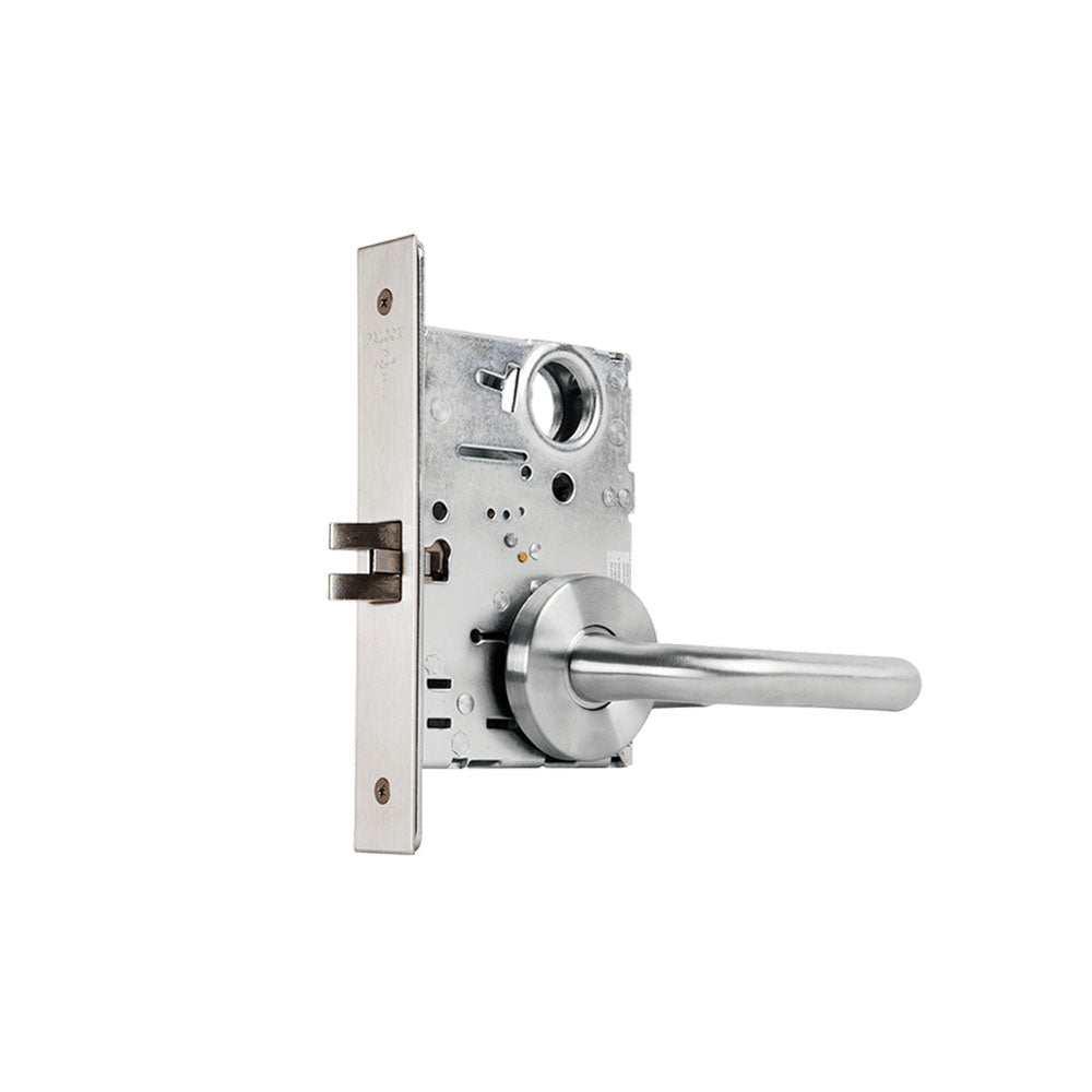 Falcon MA101 Mortise Lock Passage with Sutro Lever and Gala Rose - Grade 1 - 626 (Satin Chrome)
