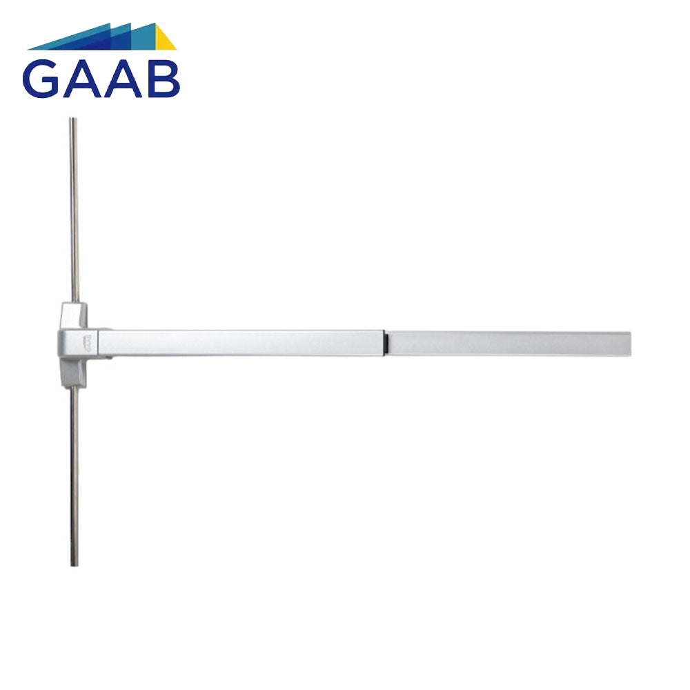 GAAB G360 Standard Duty Narrow Style with Surface Vertical Rod Exit Device UL 305 - 36" - US32D - Satin Stainless Steel (630)