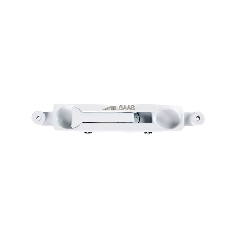 GAAB G511-WHT-OEM Flash Bolt Manual Lock For Hinged Doors & Sliding Doors - White