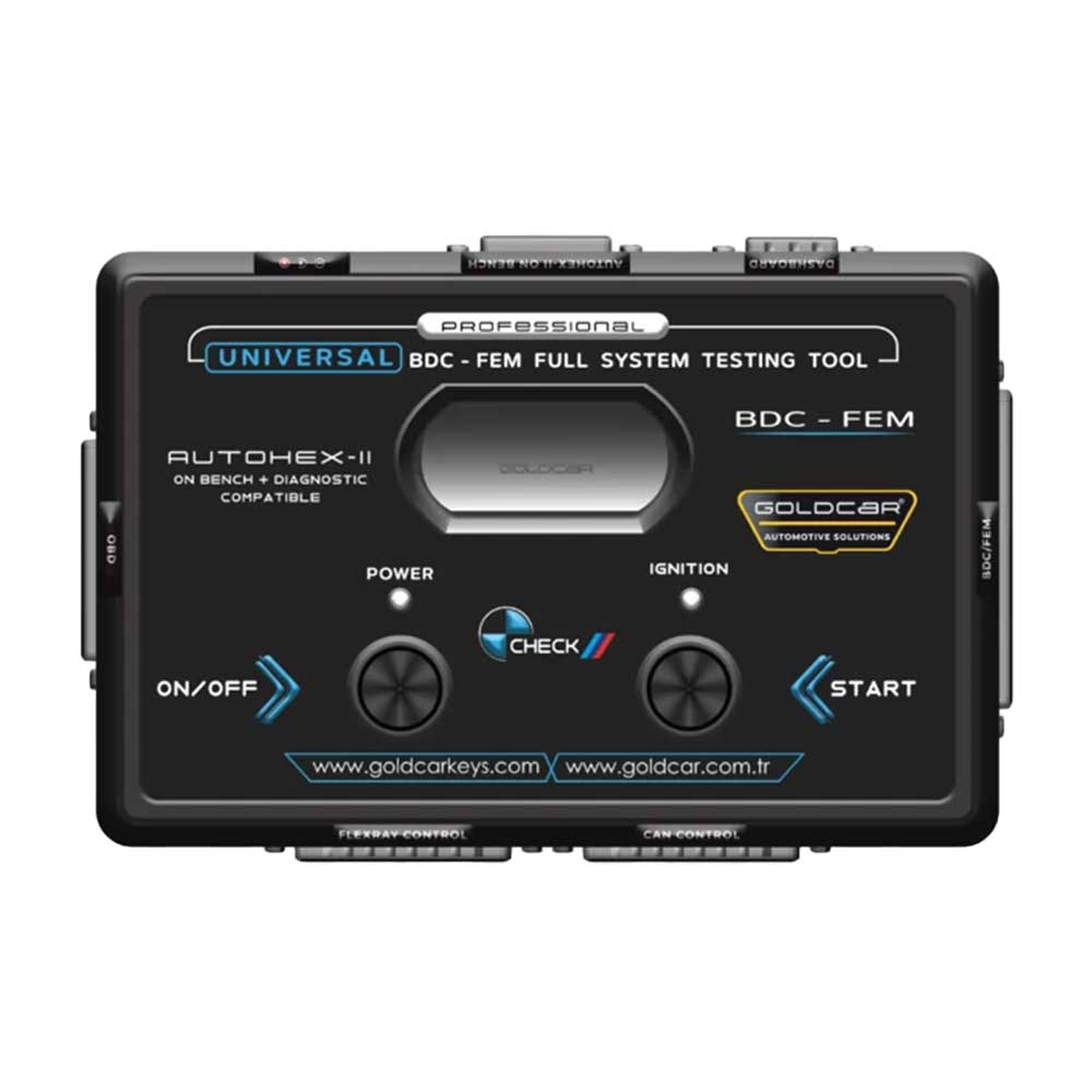 GOLDCAR GK-1214 - Professional Universal + Autohex II BDC-FEM Full System BM Testing Tool