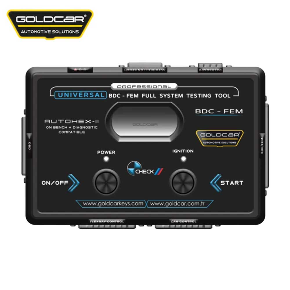 GOLDCAR GK-1214 - Professional Universal + Autohex II BDC-FEM Full System BM Testing Tool