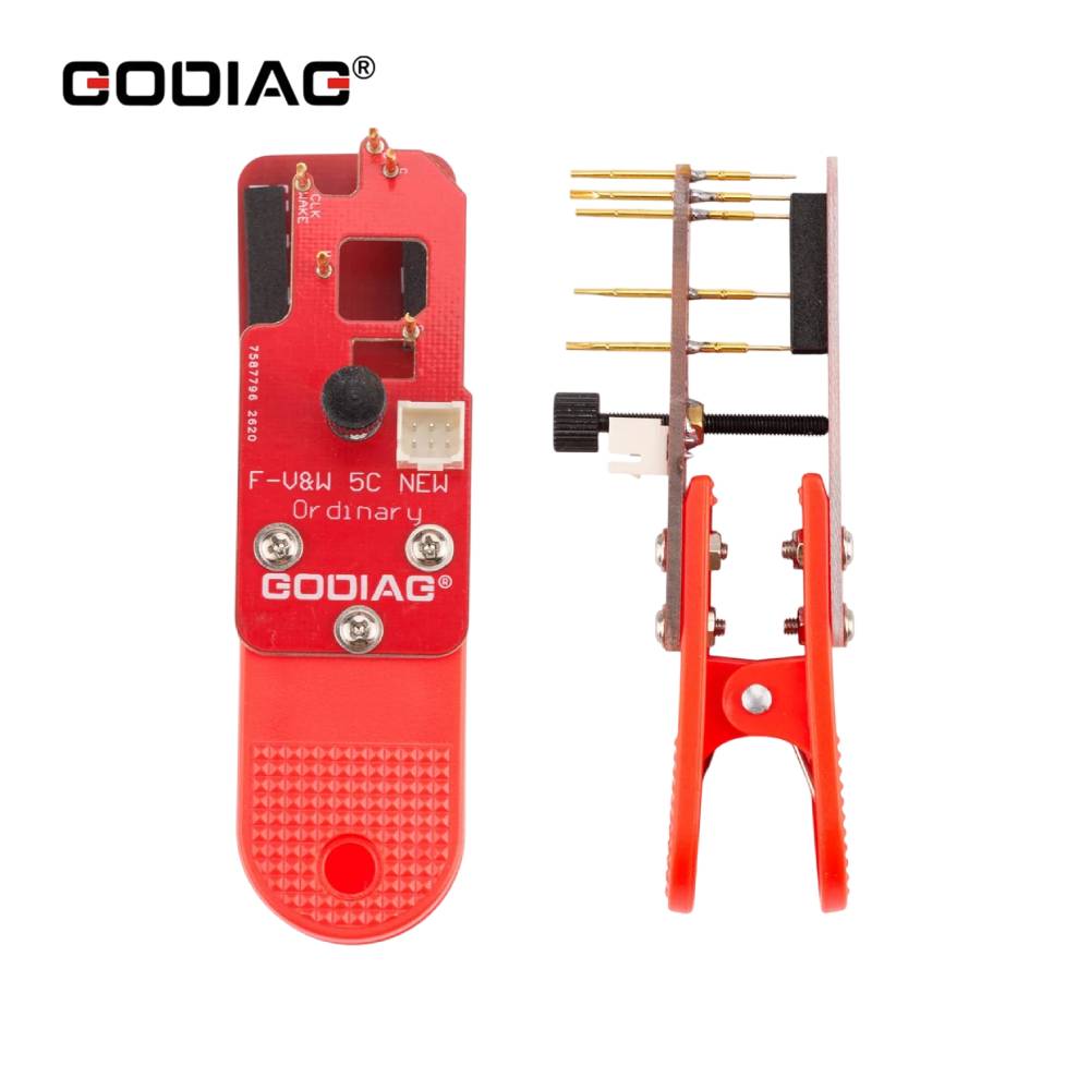 GODIAG BCP U KEY BDC2 BDC3 14-in-1 Adapter Kit for 5C/5D Encrypted Key Programming and Matching - Supports KEY TOOL PLUS/IM608/KD-MAX/KYDZ Tablets