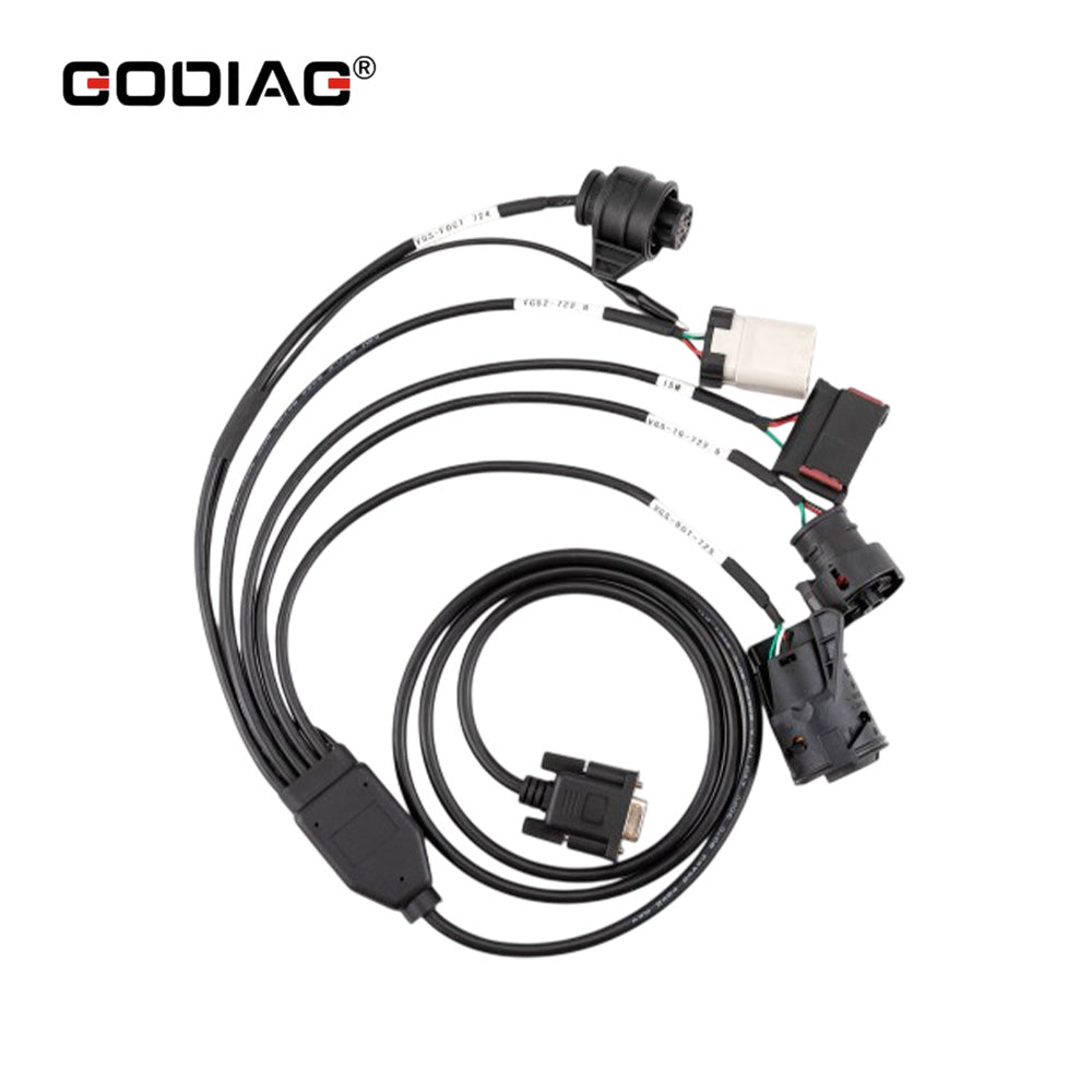 GODIAG 5-In-1 MB ISM Gearbox Cable Set Compatible with VGS FDCT, 722.8, 722.9, 725 ECU Programming Tool