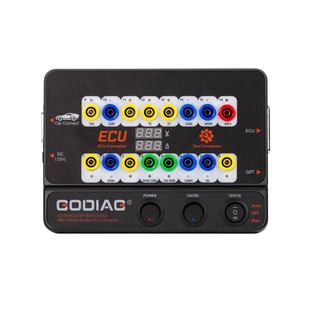 GODIAG GT100 PLUS GPT ENET DOIP OBDII Breakout Box ECU Connector with 24V to 12V Converter