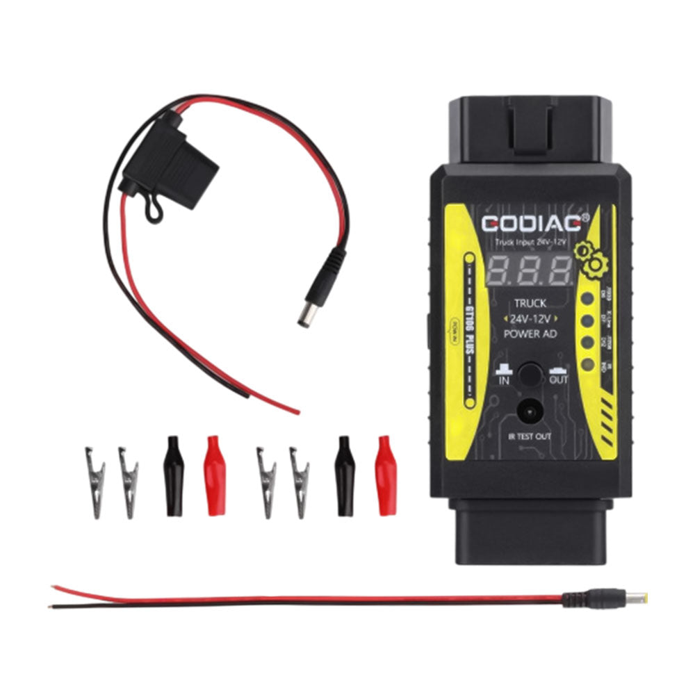 GODIAG GT106 PLUS Heavy Duty Truck 24V to 12V Converter Upgraded Version