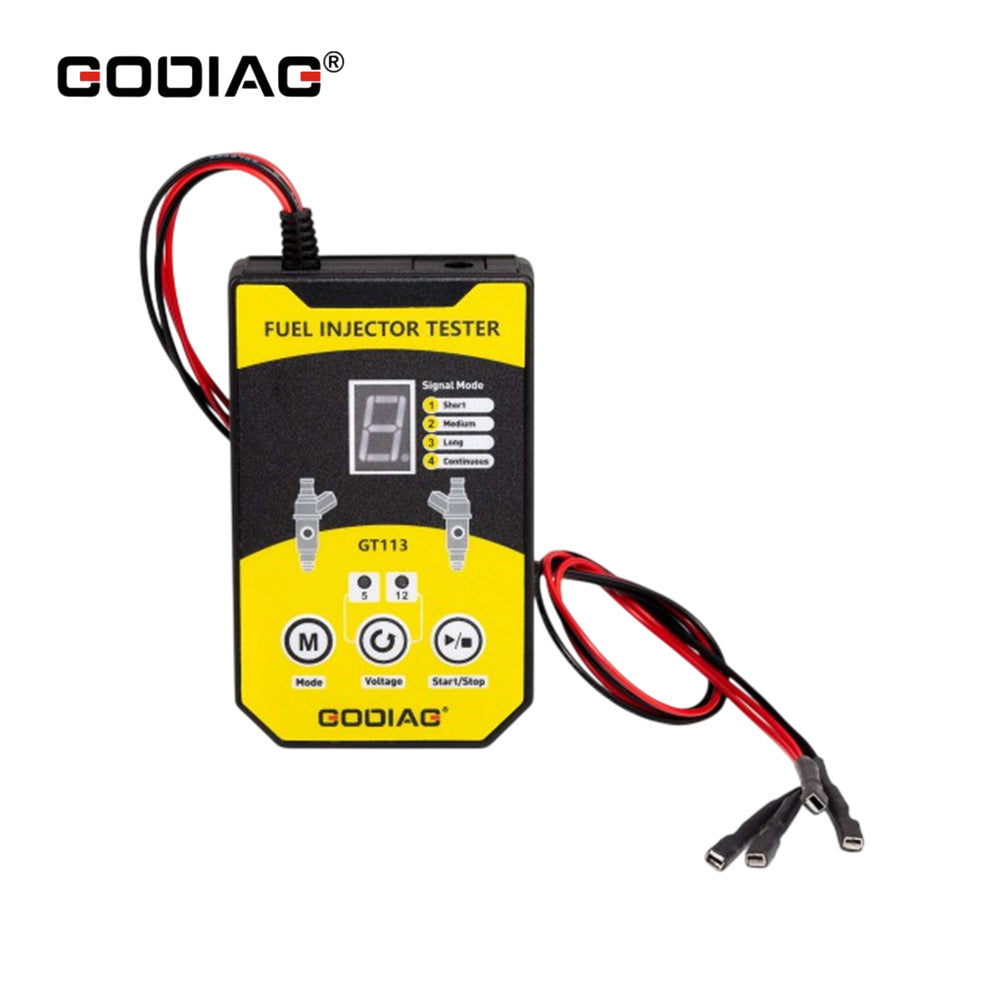 GODIAG GT113 Universal Fuel Injector Tester and Cleaner Kit Compatible with Cars and Motorcycles