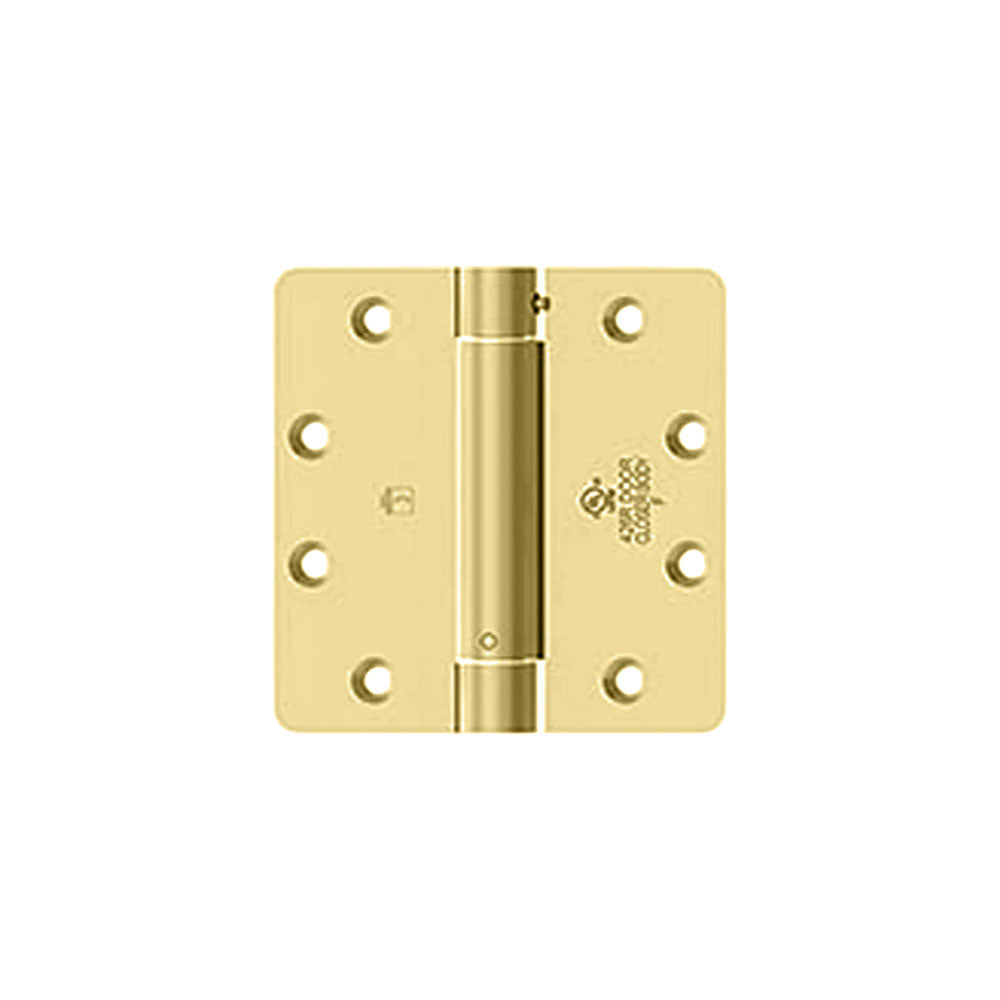 HAGER - 1751 - Full Mortise Residential Spring Hinge - 1/4 Inch Round Corners 4 Inch by 4 Inch