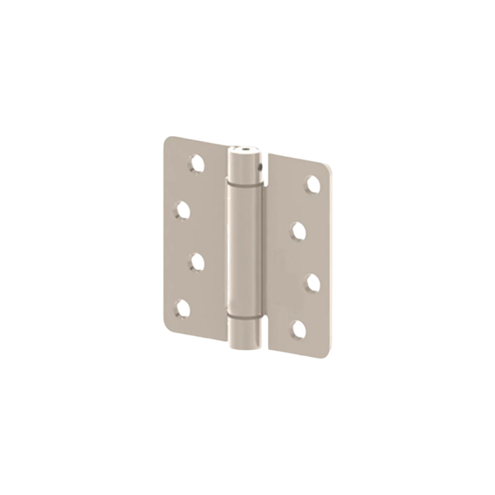 HAGER - 1751 - Full Mortise Residential Spring Hinge - 4 by 4 - Steel Base Material - 1/4 Round Corners