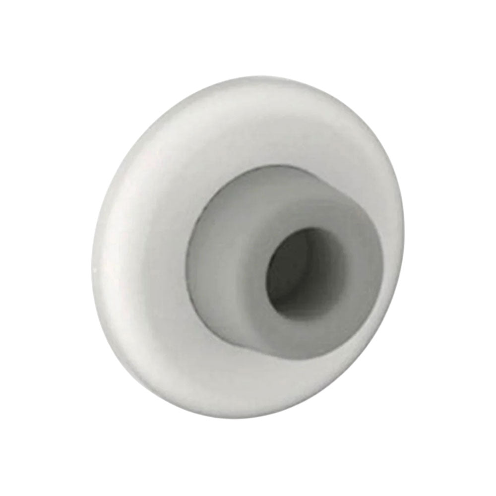 HAGER - 236W - Concave Wall Stop - Concealed Mounting - Rubber Stop - 2-7/16 Inch Diameter - 1 Inch Projection