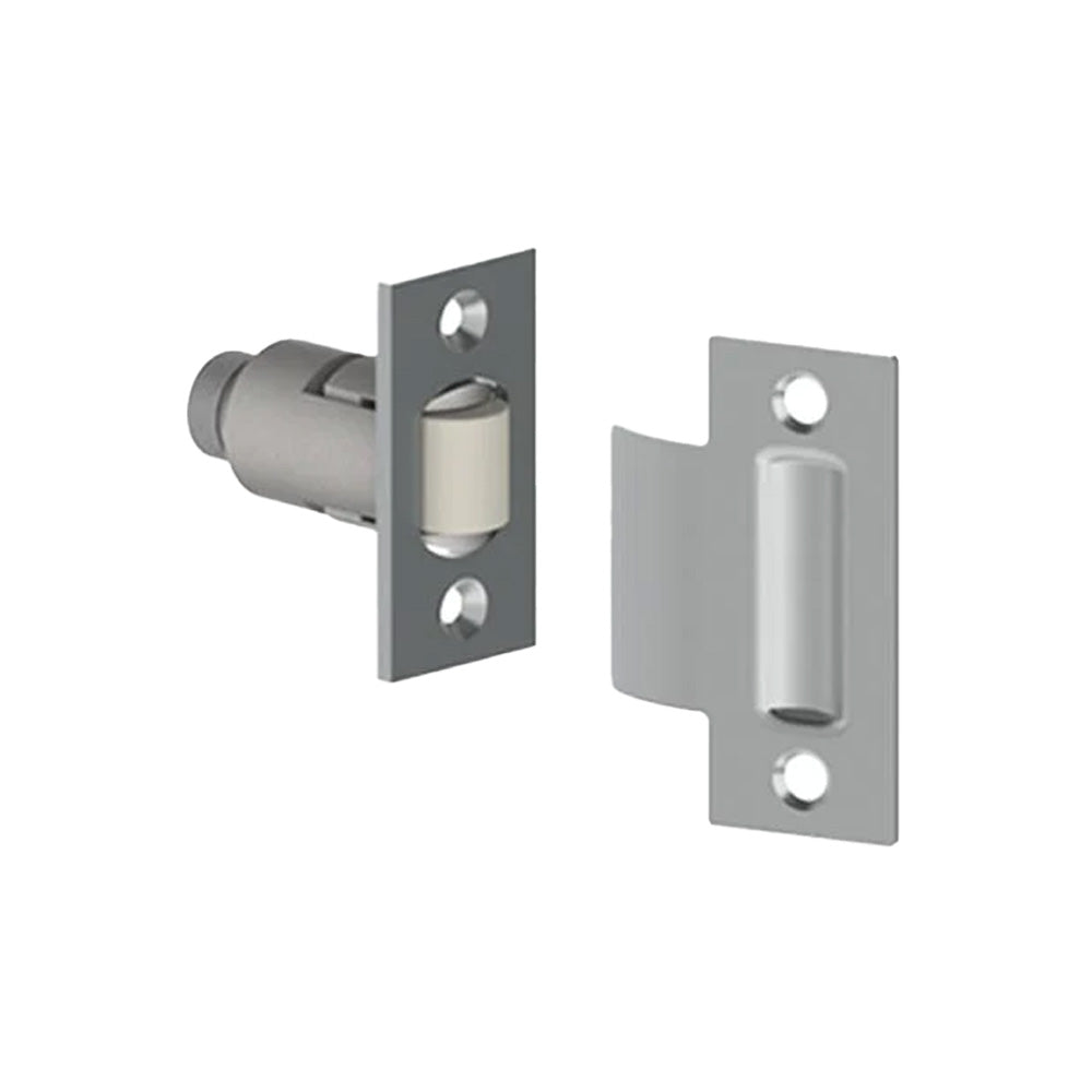 HAGER - 320R - Roller Catch with Tee Strike - Satin Chrome