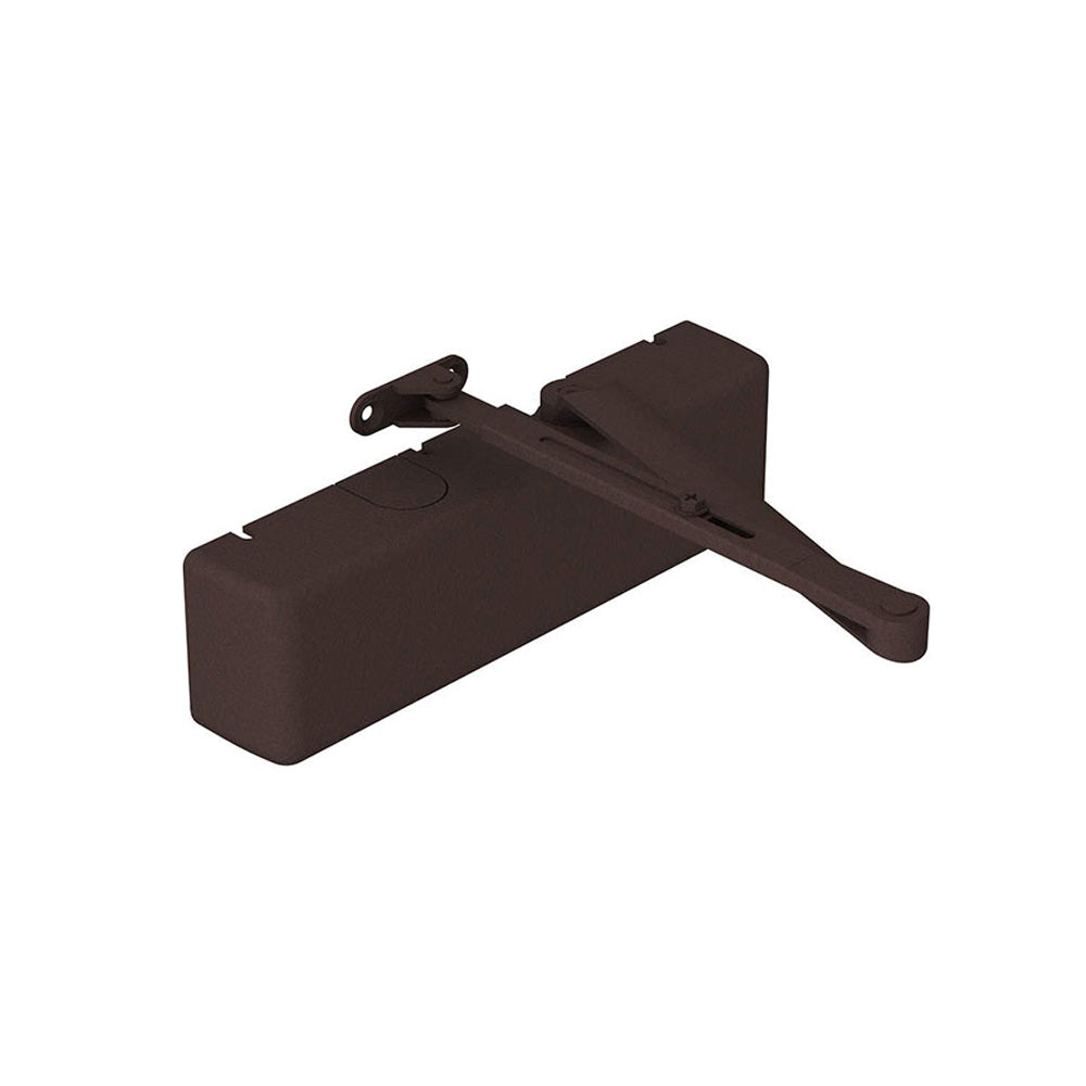 HAGER - 5100-MLT - Surface Closer Push or Pull Side Tri Mount Mounting with Regular Double Lever Arm and Size 1 to 6 Adjustable - Grade 1 - Dark Bronze