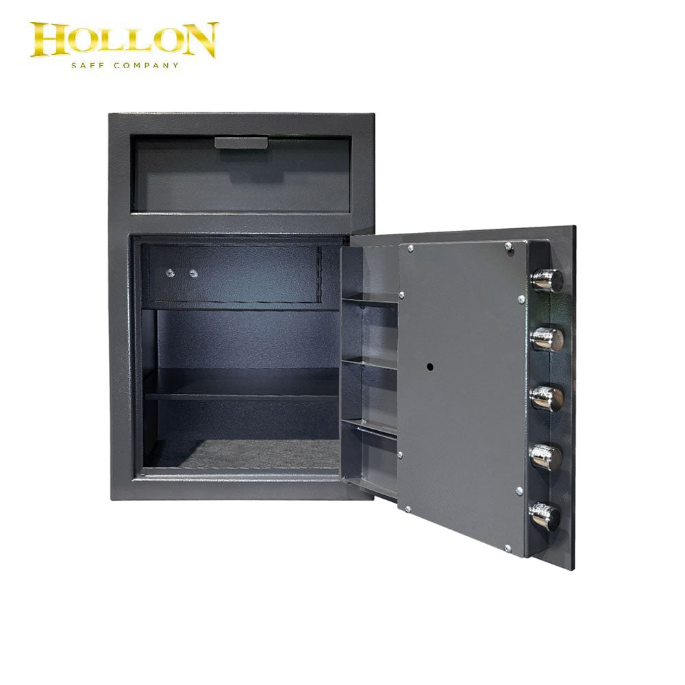Hollon FD-3020CILK Depository Safe Dial Combination Lock with Inner Locking Department